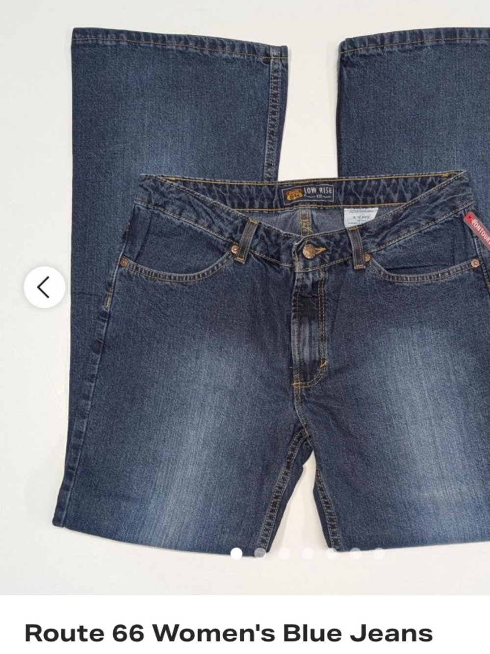 Route 66 Women's Dark Wash Low Rise Jeans